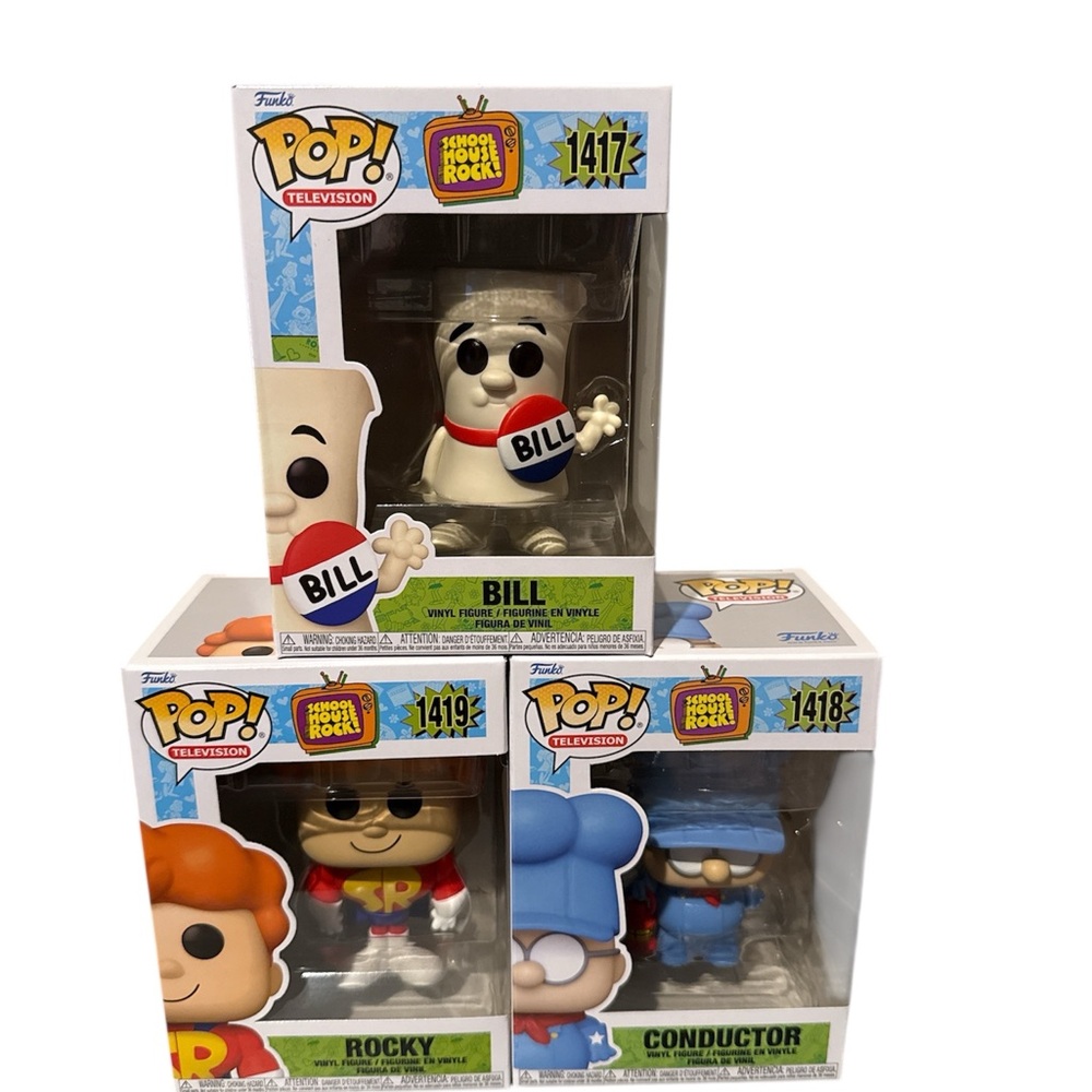 Funko Pop! H.R. Pufnstuf Bill, Rocky, and Conductor Figures